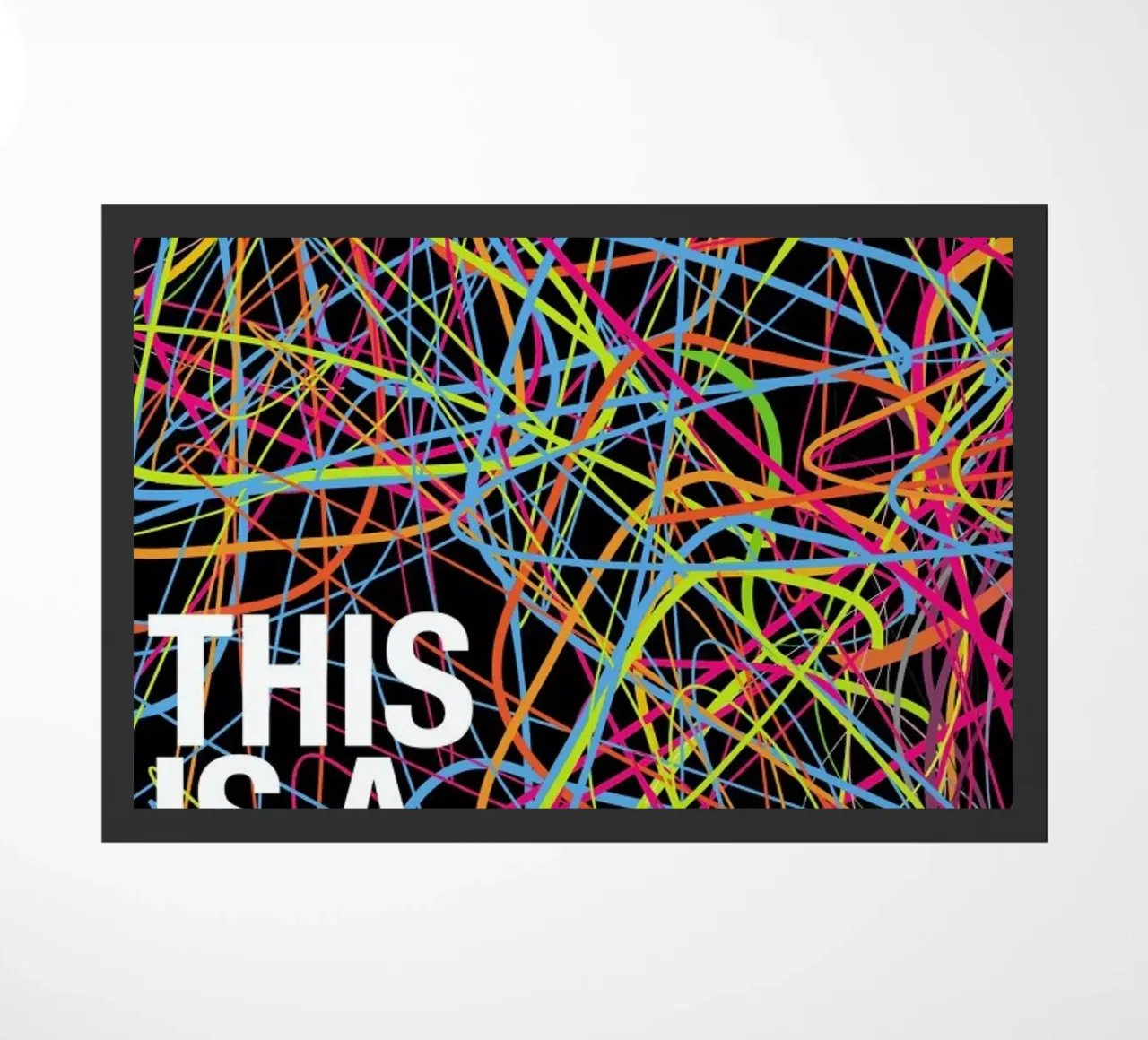 This is my drunk pattern Fußmatte von Danny Ivan