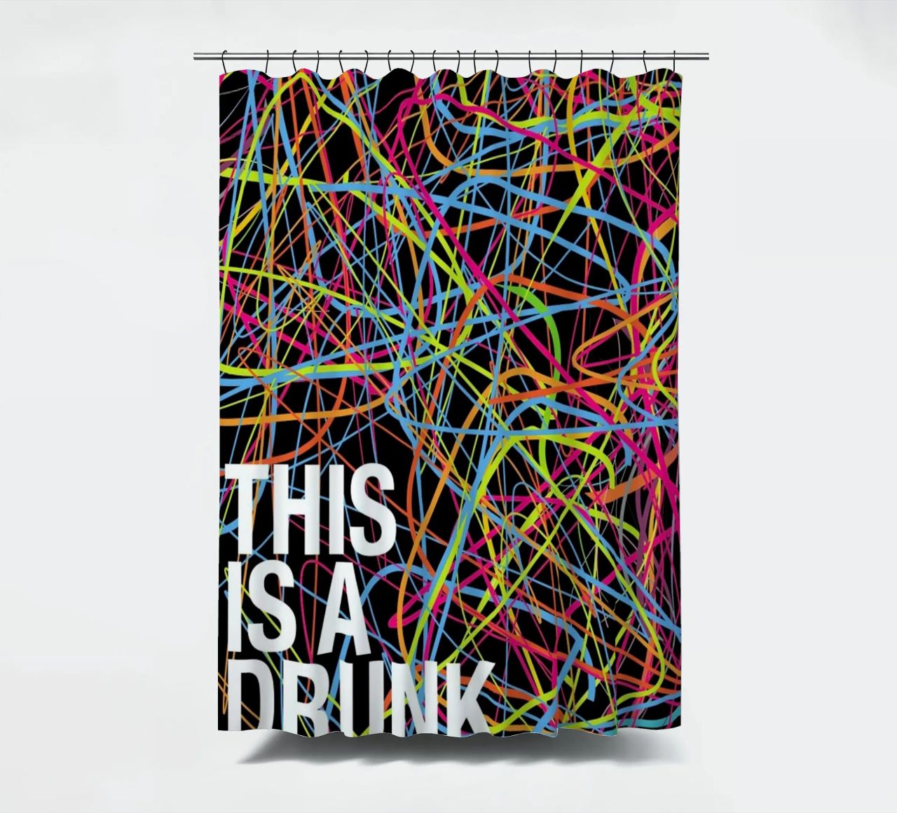 This is my drunk pattern tenda da doccia da Danny Ivan