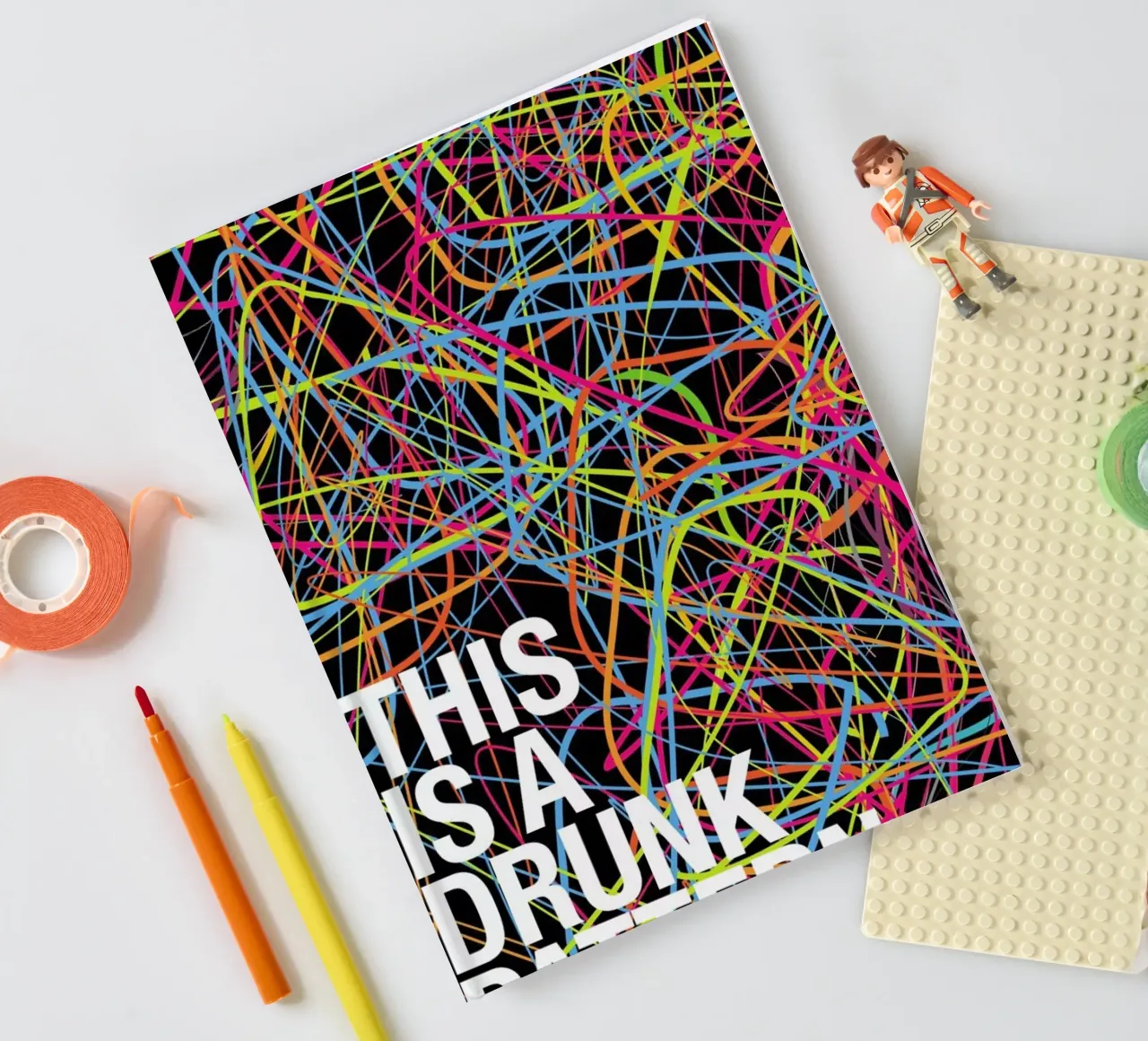 This is my drunk pattern notebook by Danny Ivan