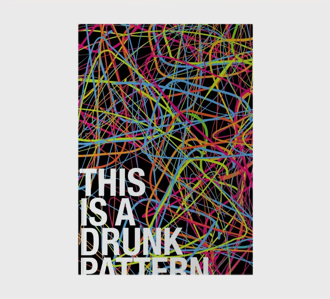 This is my drunk pattern notebook by Danny Ivan