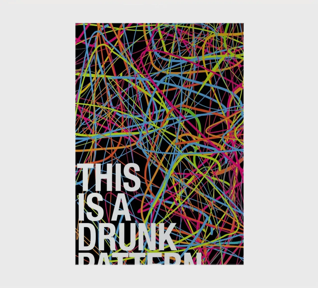 This is my drunk pattern notebook by Danny Ivan