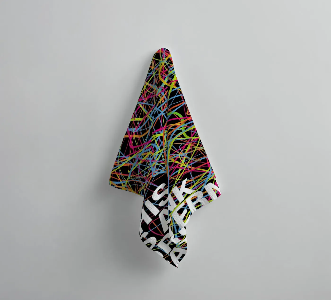 This is my drunk pattern badhanddoek van Danny Ivan