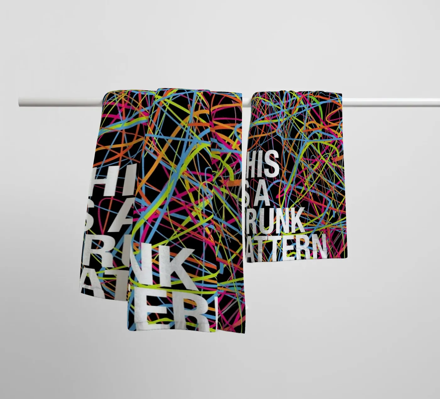 This is my drunk pattern towel by Danny Ivan