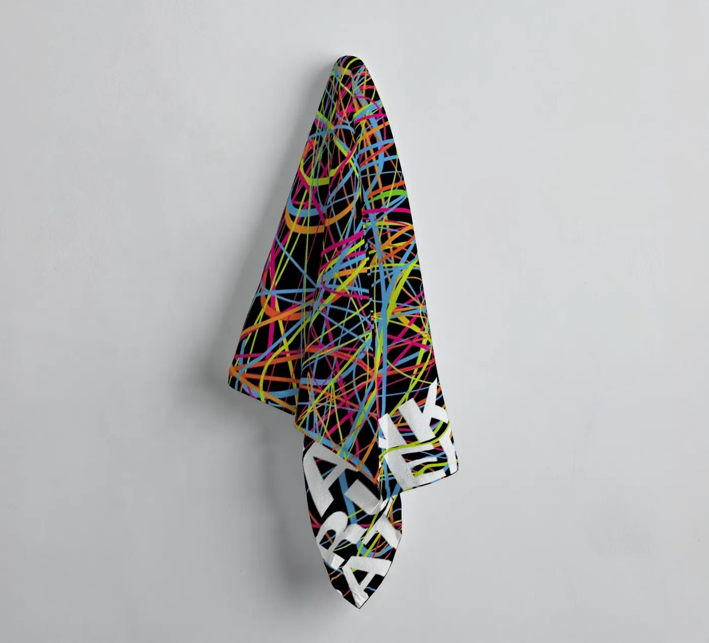 This is my drunk pattern badhanddoek van Danny Ivan