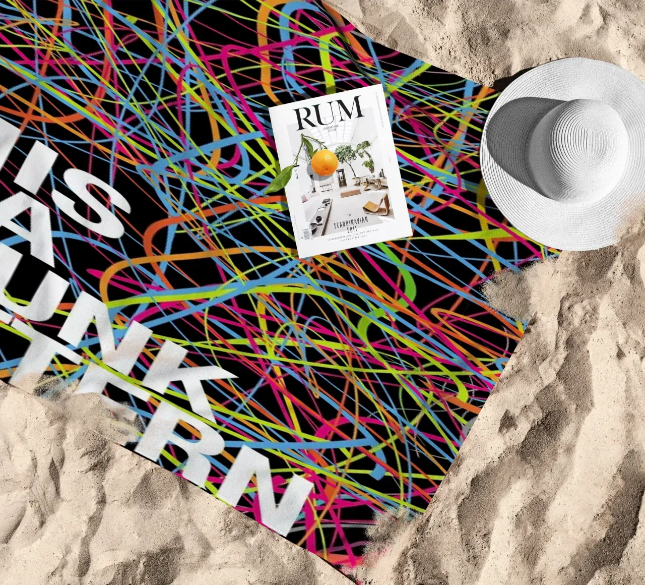 This is my drunk pattern telo mare da Danny Ivan