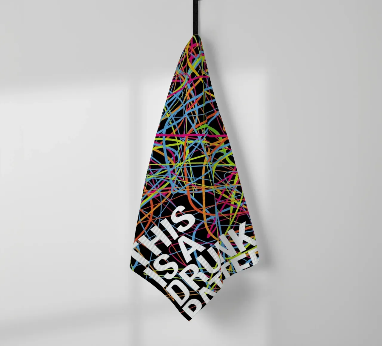 This is my drunk pattern canovaccio da cucina da Danny Ivan