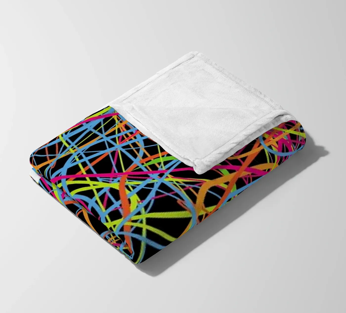 This is my drunk pattern fleece blanket by Danny Ivan