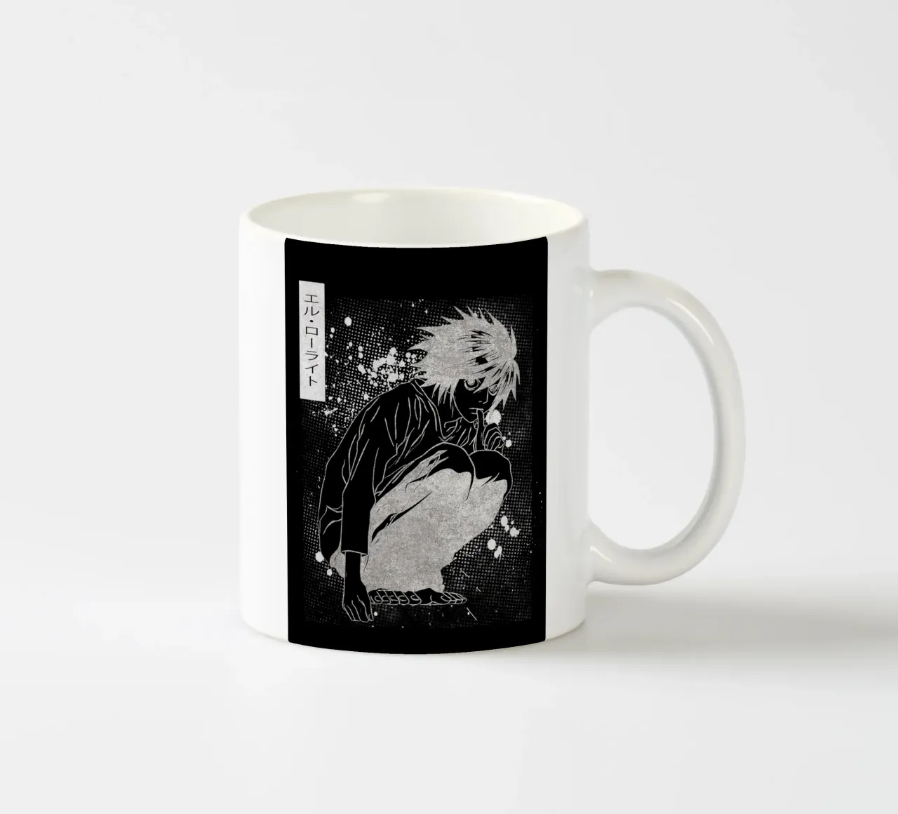 L Lawliet tazza in ceramica da Neonartstudio