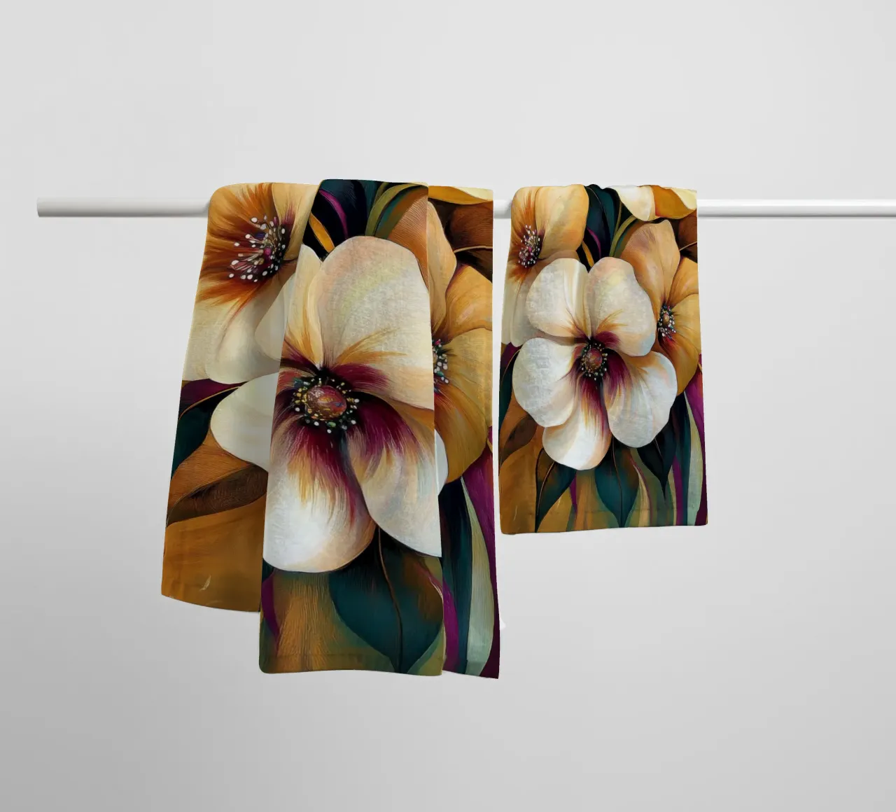 I fiori asciugamano da bagno da Imagine