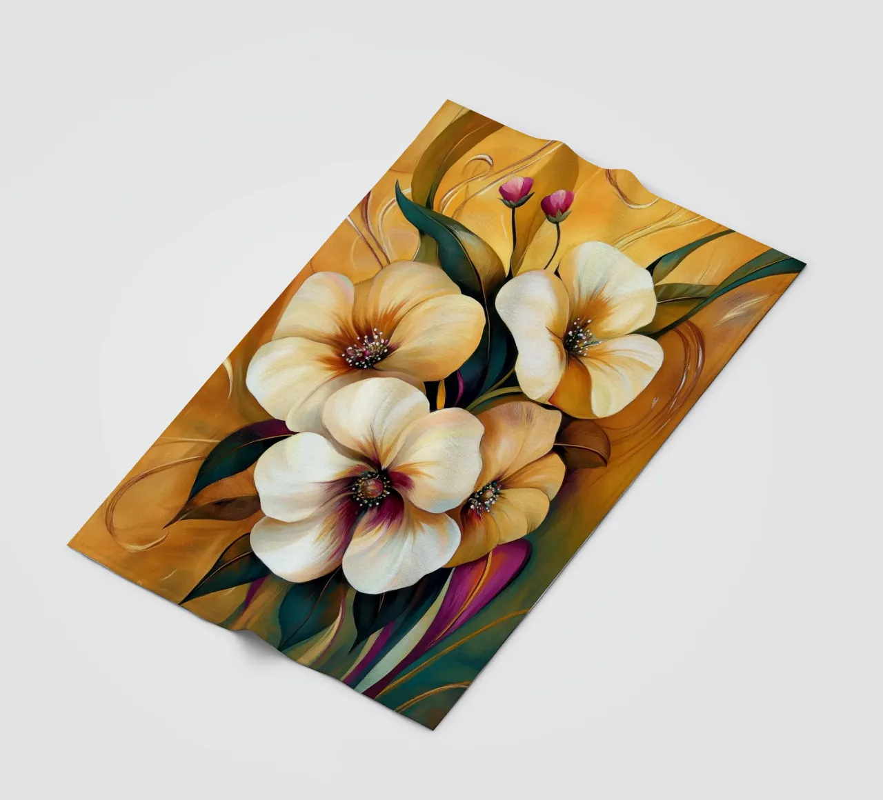 I fiori coperta in pile da Imagine