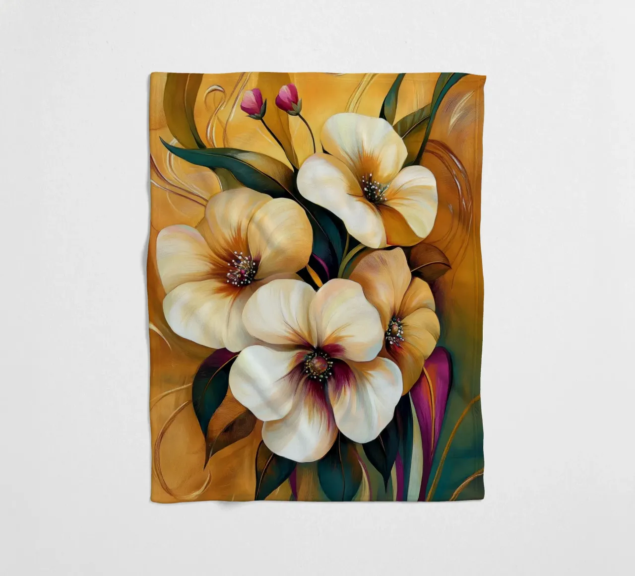 I fiori coperta in pile da Imagine