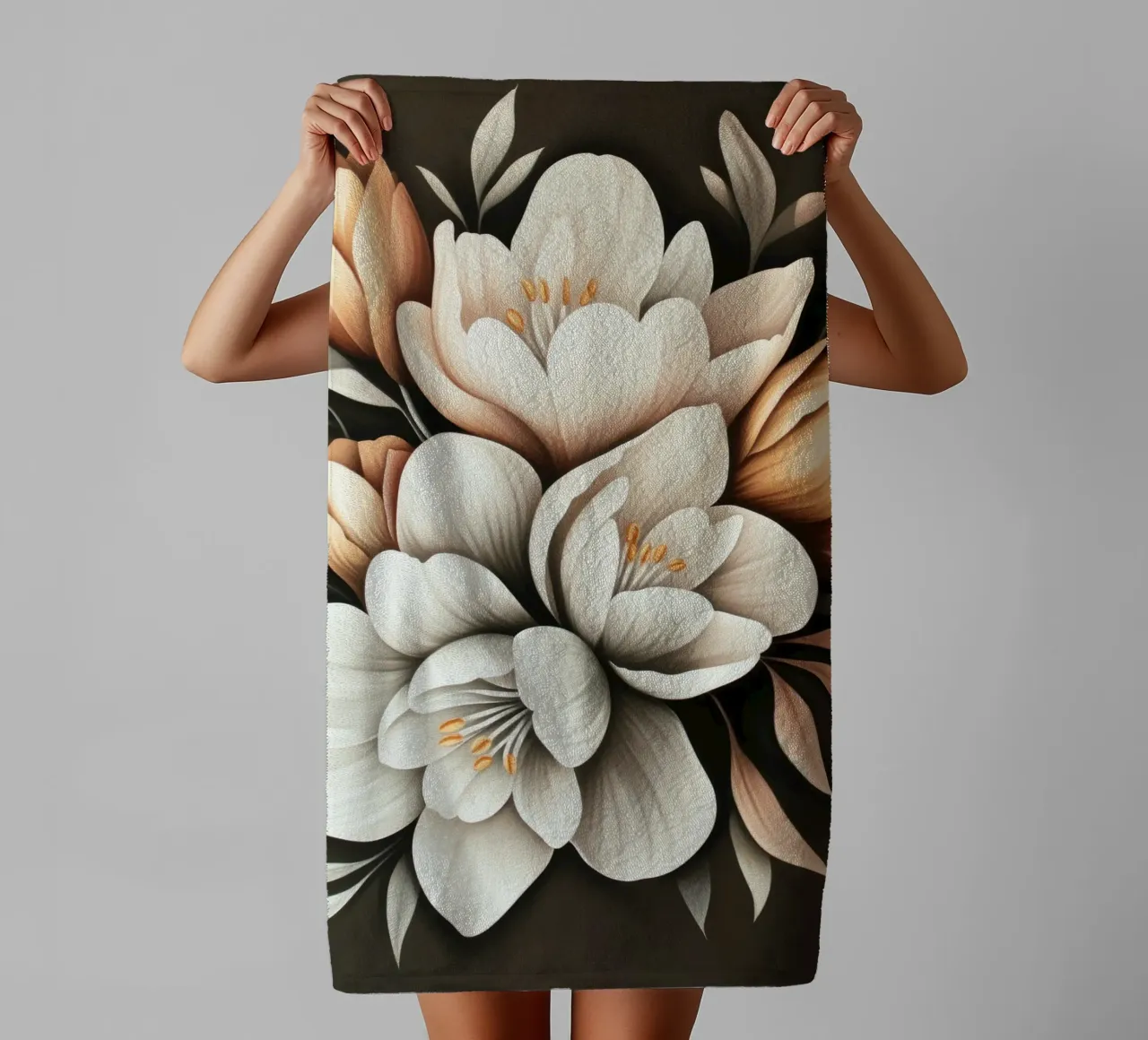 I fiori asciugamano da bagno da Imagine