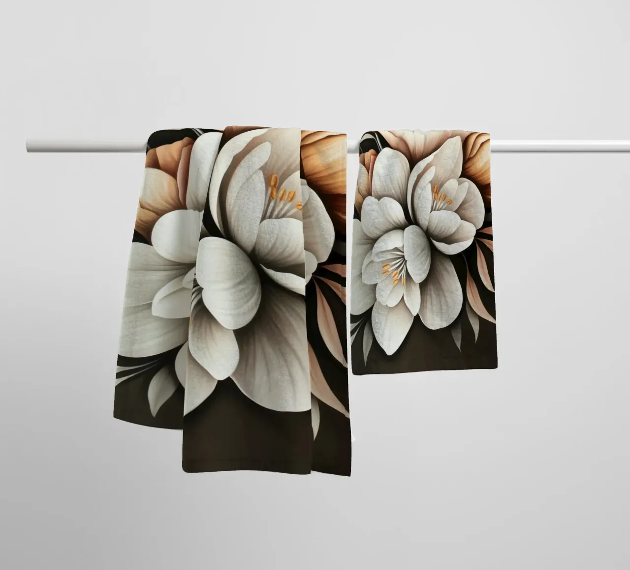 I fiori asciugamano da bagno da Imagine