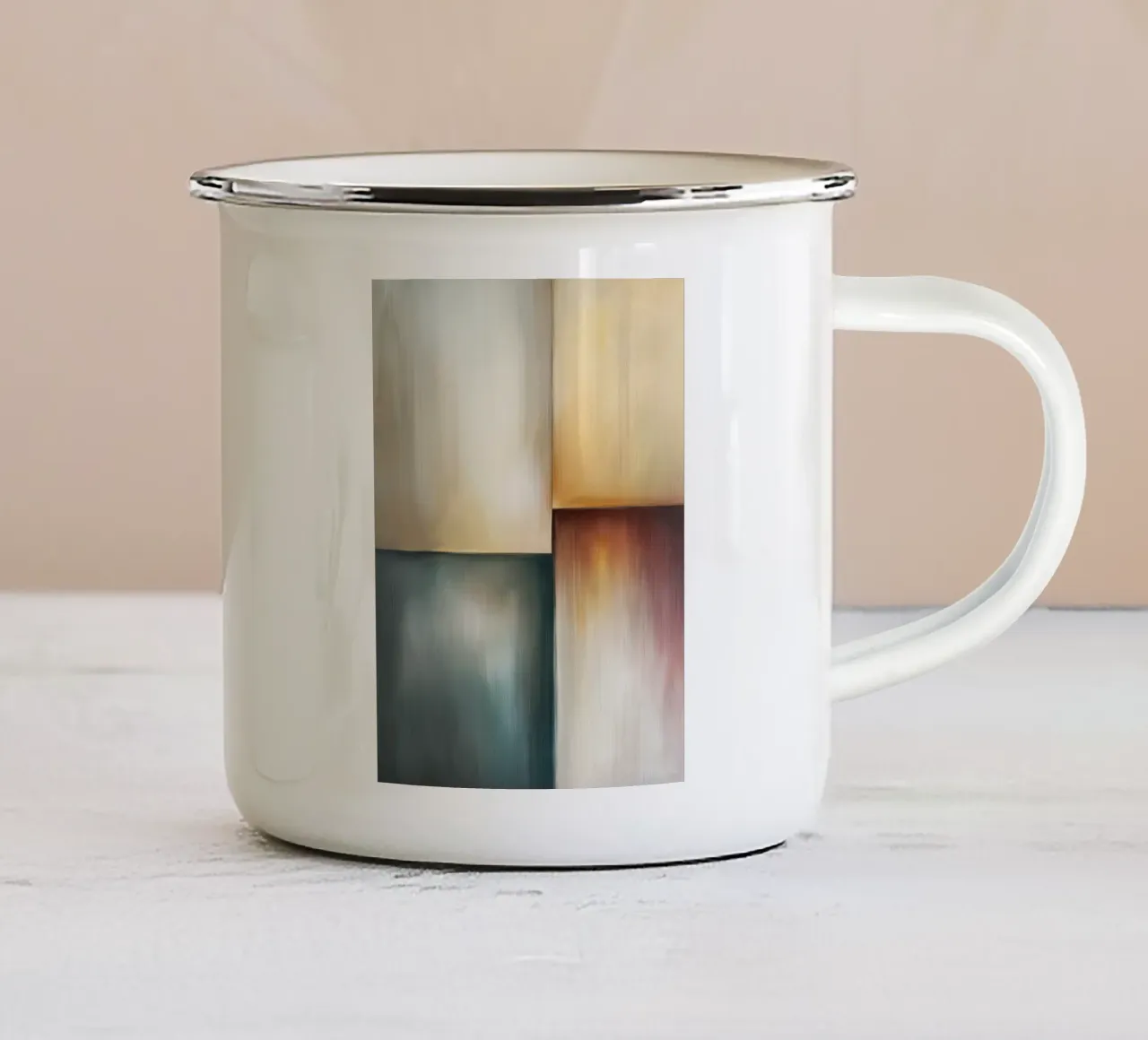 Superfici colorate tazza in smalto da Imagine