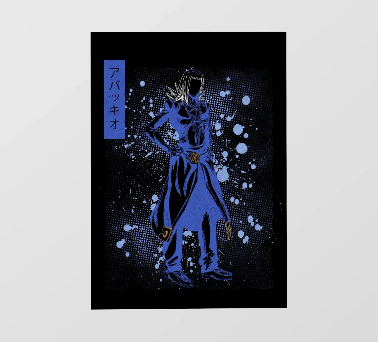 Leone Abbacchio jojo telo in pvc da Neonartstudio