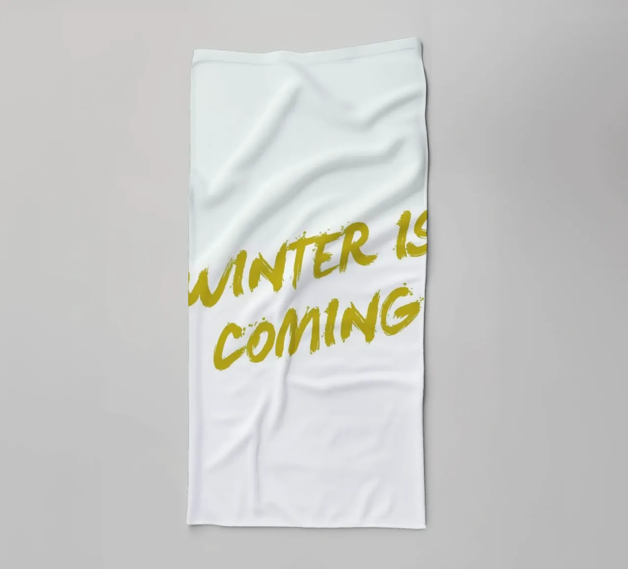 Winter is Coming towel by Dean Smith