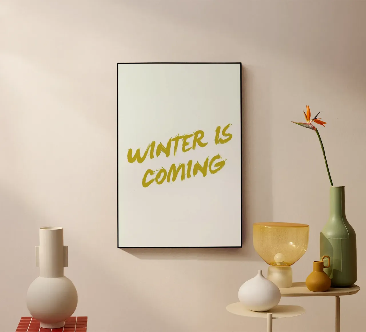 Winter is Coming plexiglass da Dean Smith