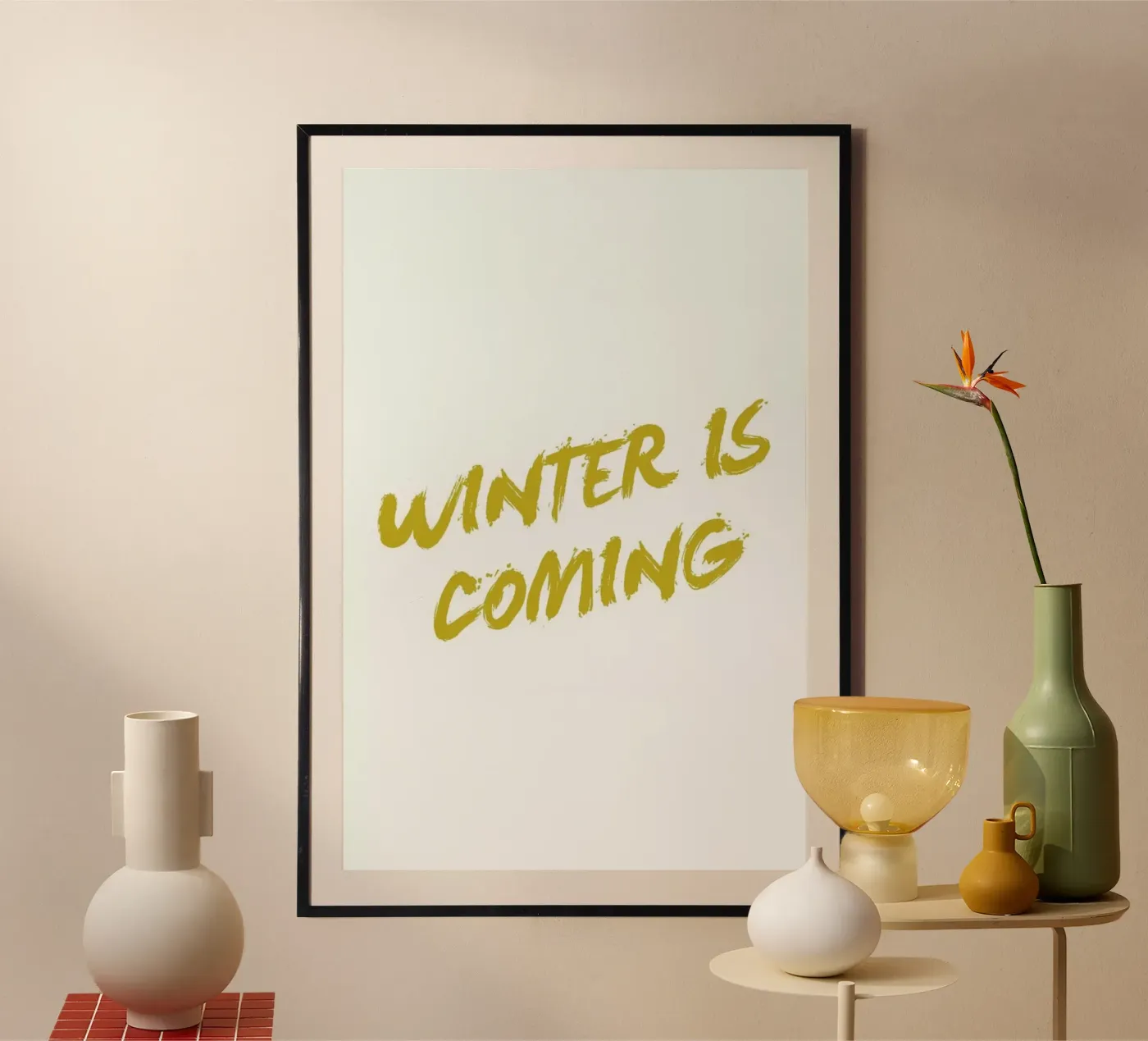 Winter is Coming poster da Dean Smith