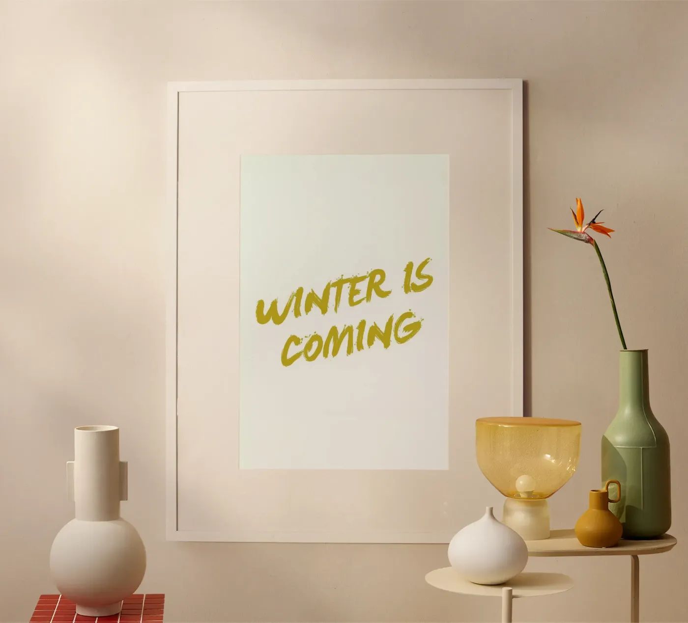 Winter is Coming poster da Dean Smith