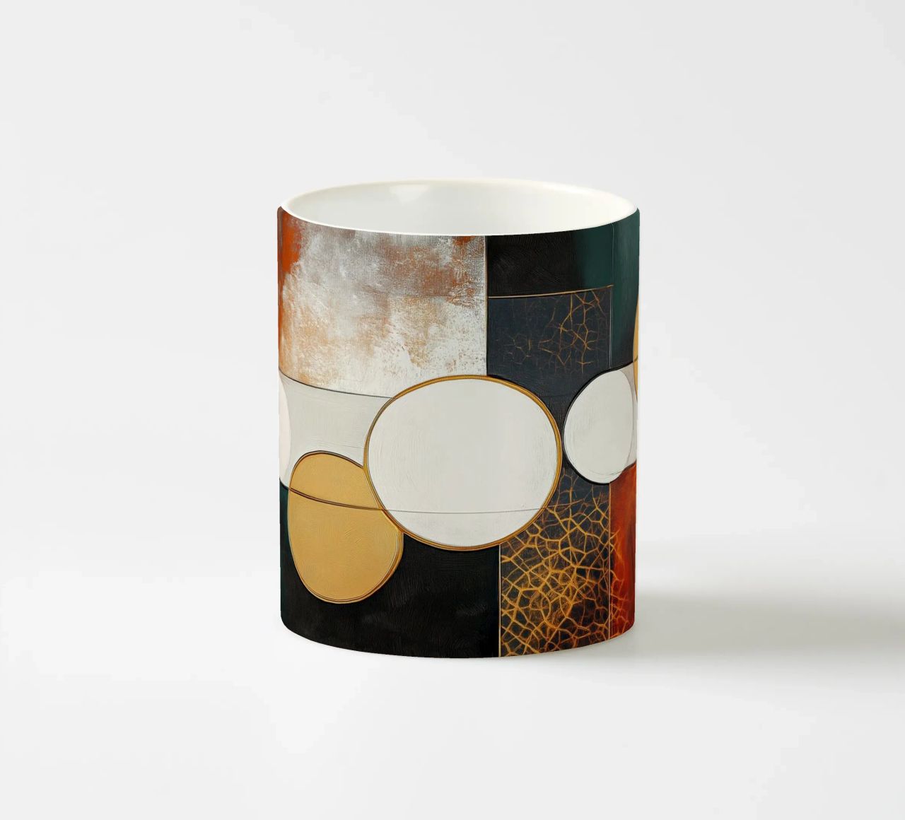 Cirkels astratto tazza in ceramica da Imagine