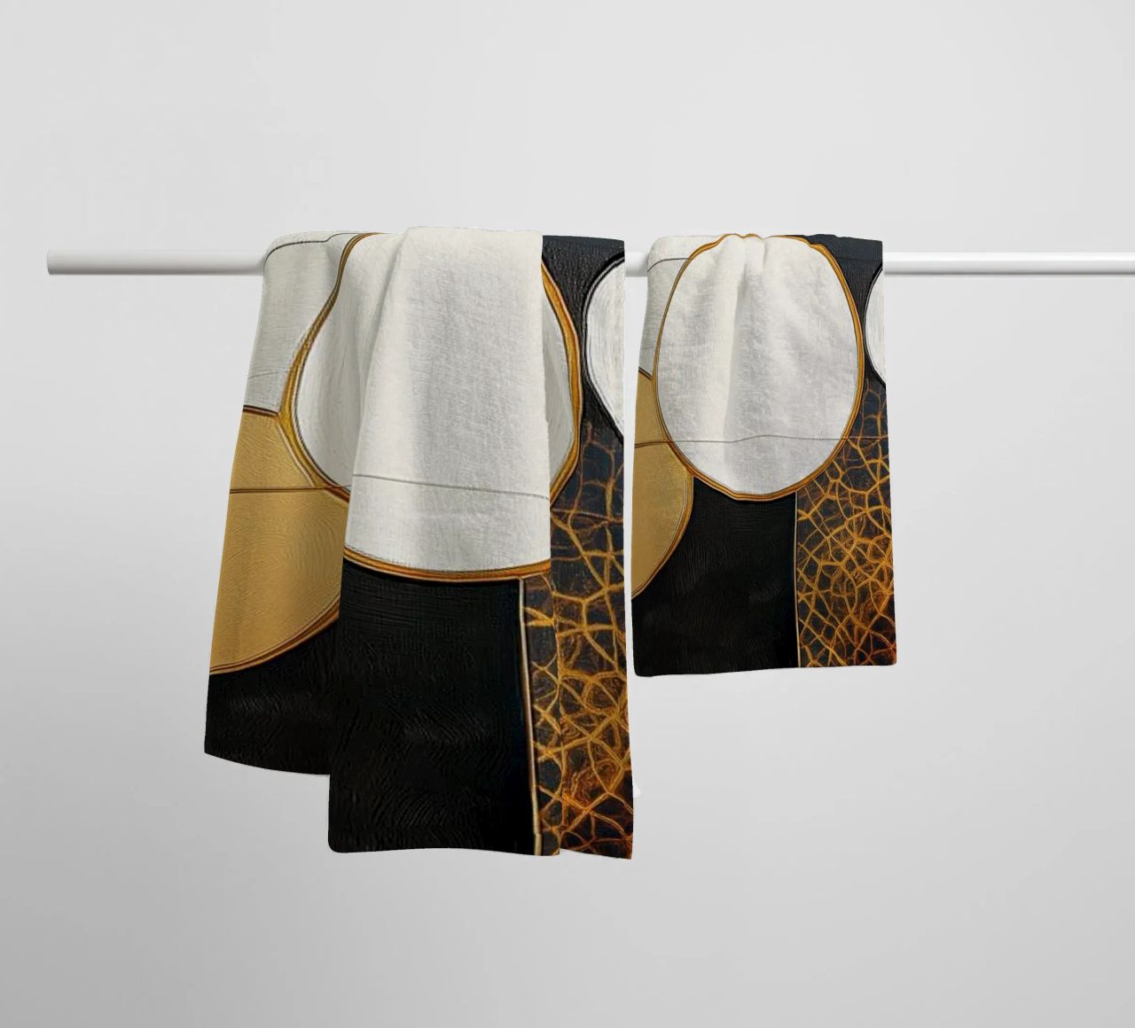 Cirkels astratto asciugamano da bagno da Imagine