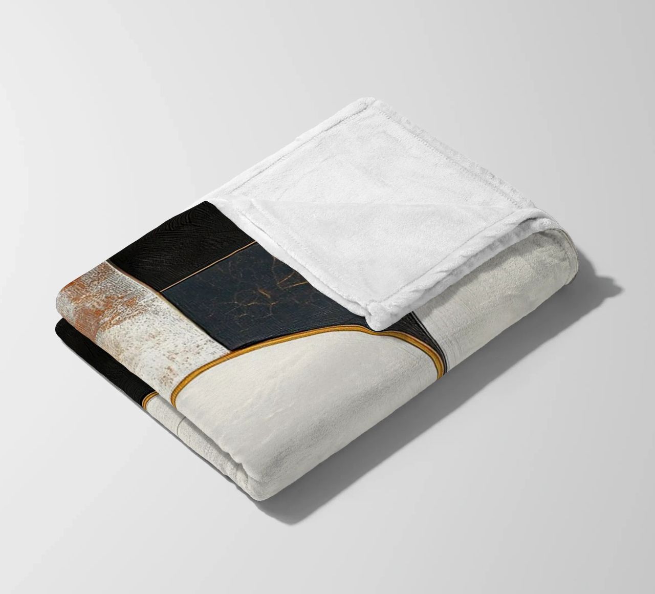 Cirkels astratto coperta in pile da Imagine
