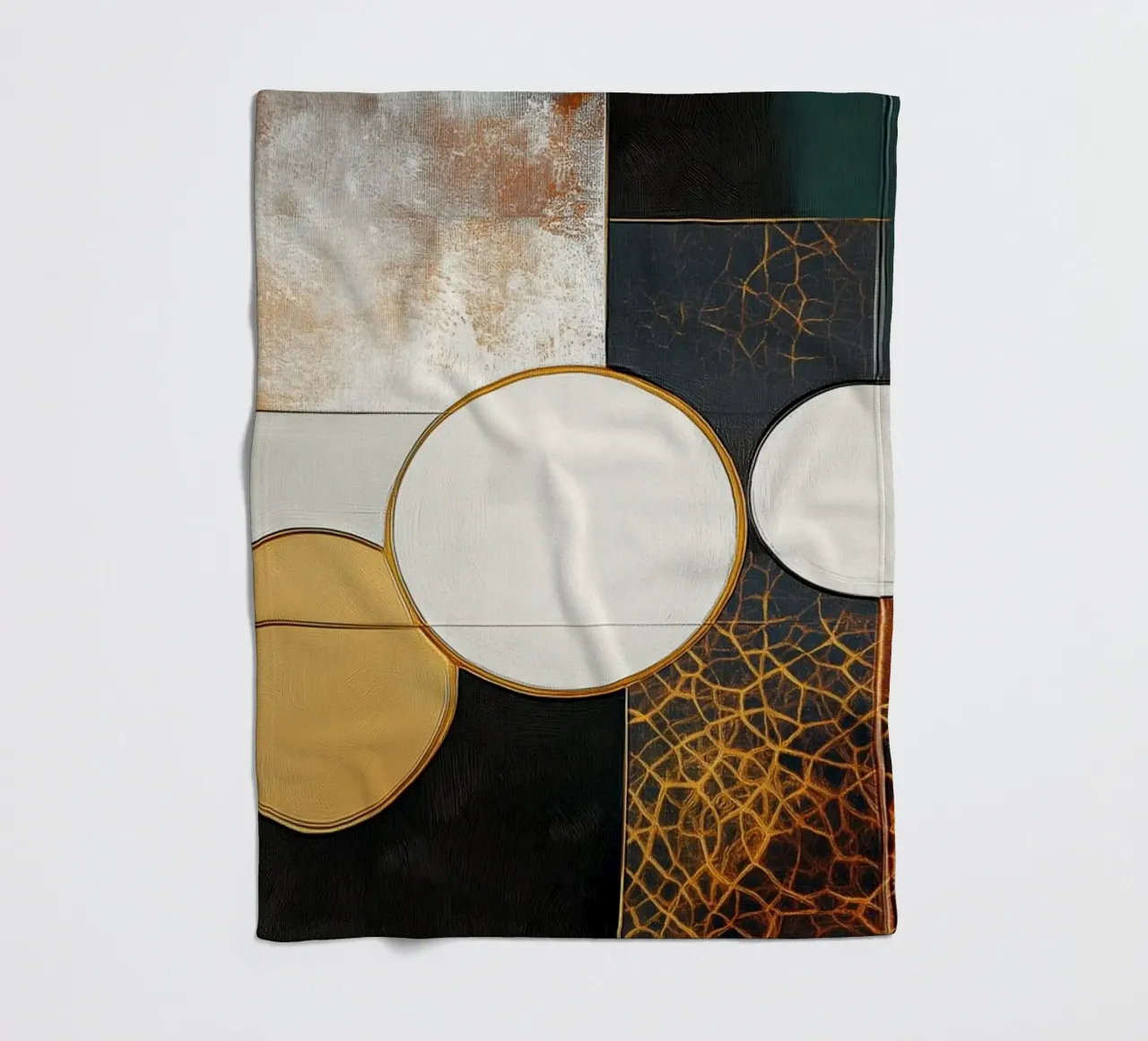 Cirkels abstract fleece blanket by Imagine