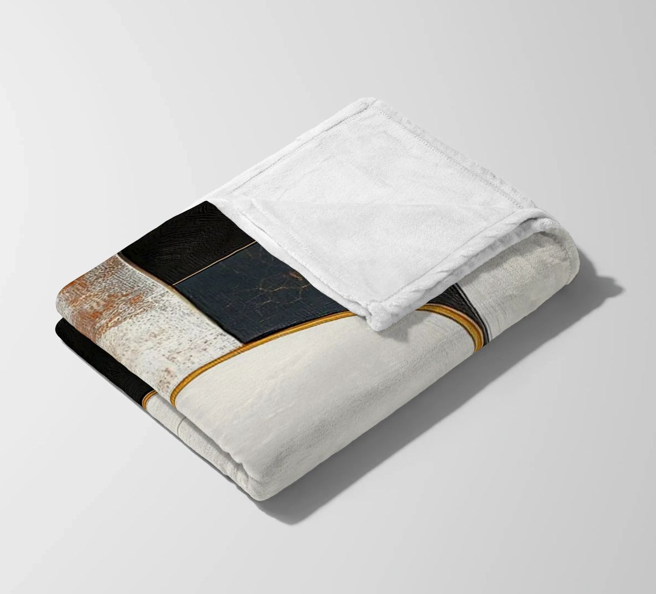 Cirkels astratto coperta in pile da Imagine