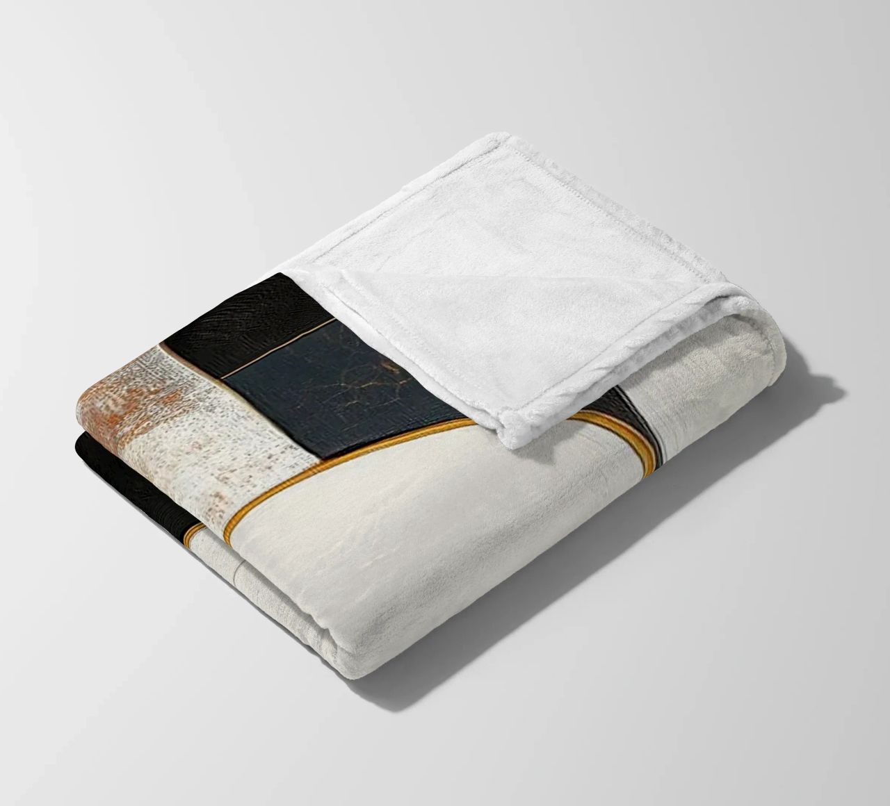 Cirkels astratto coperta in pile da Imagine