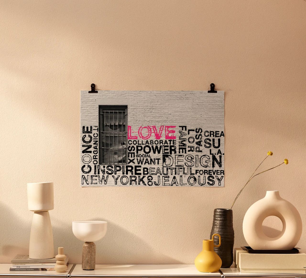 Love New York | Calligraphic Street Art poster de Autofocus