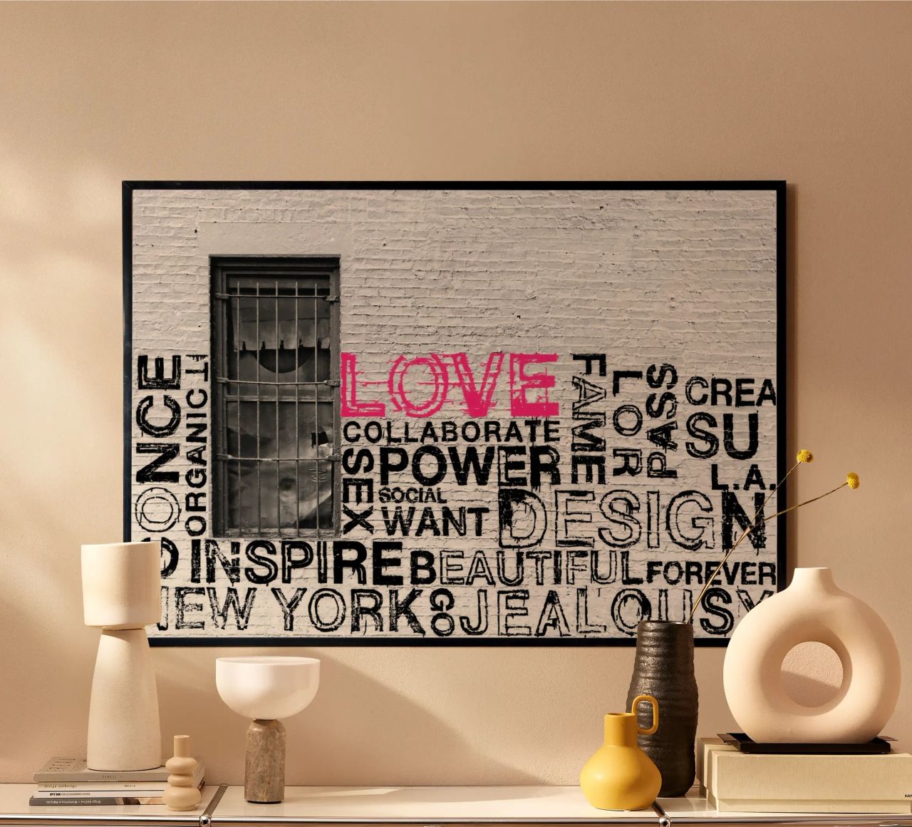 Love New York | Calligraphic Street Art poster de Autofocus