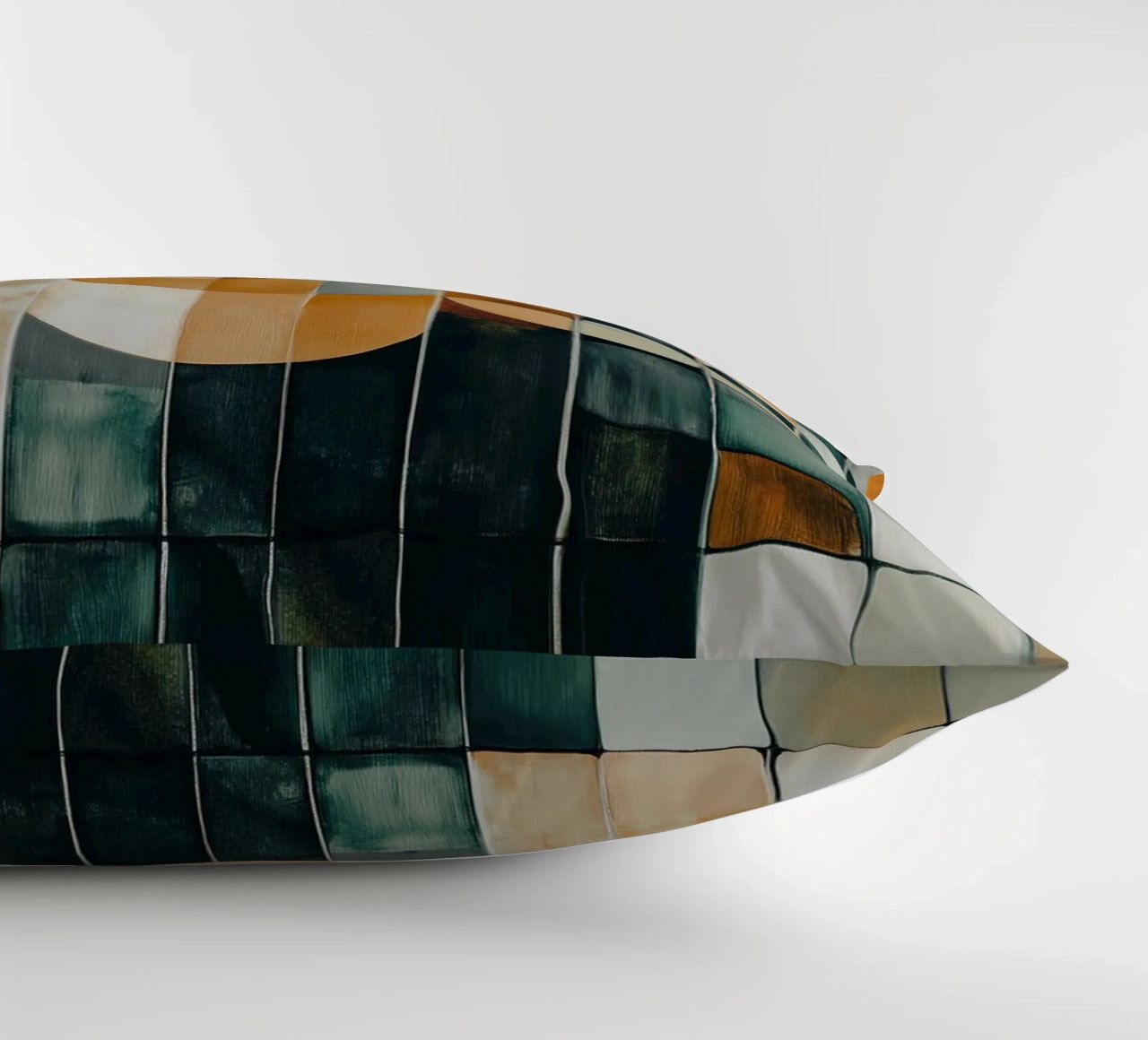 Abstract forms decorative cushion by Imagine
