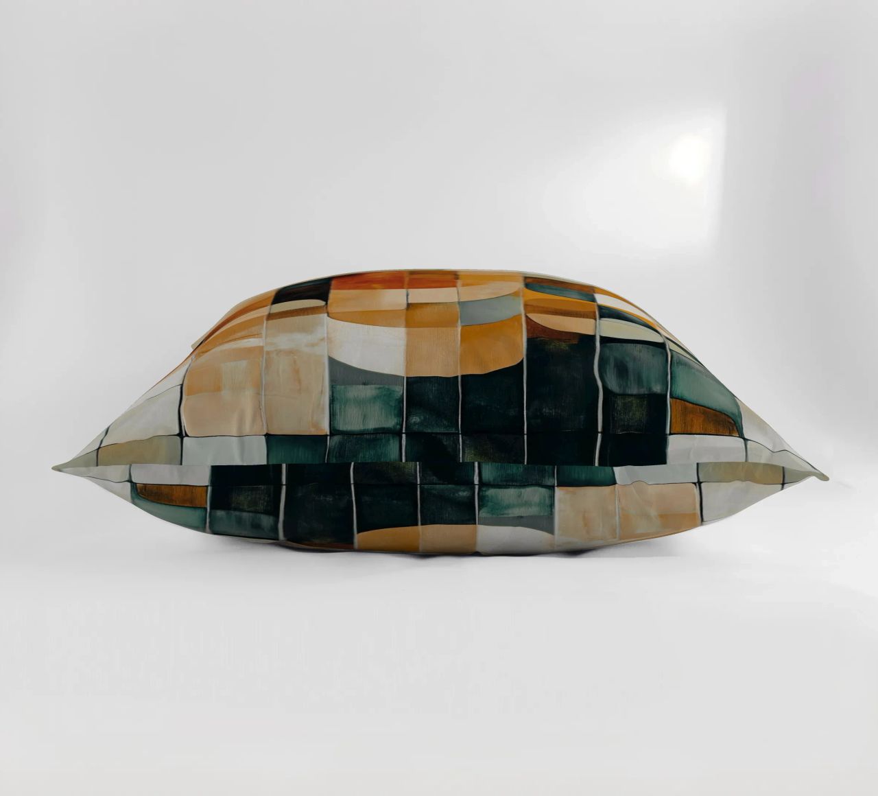 Abstract forms decorative cushion by Imagine