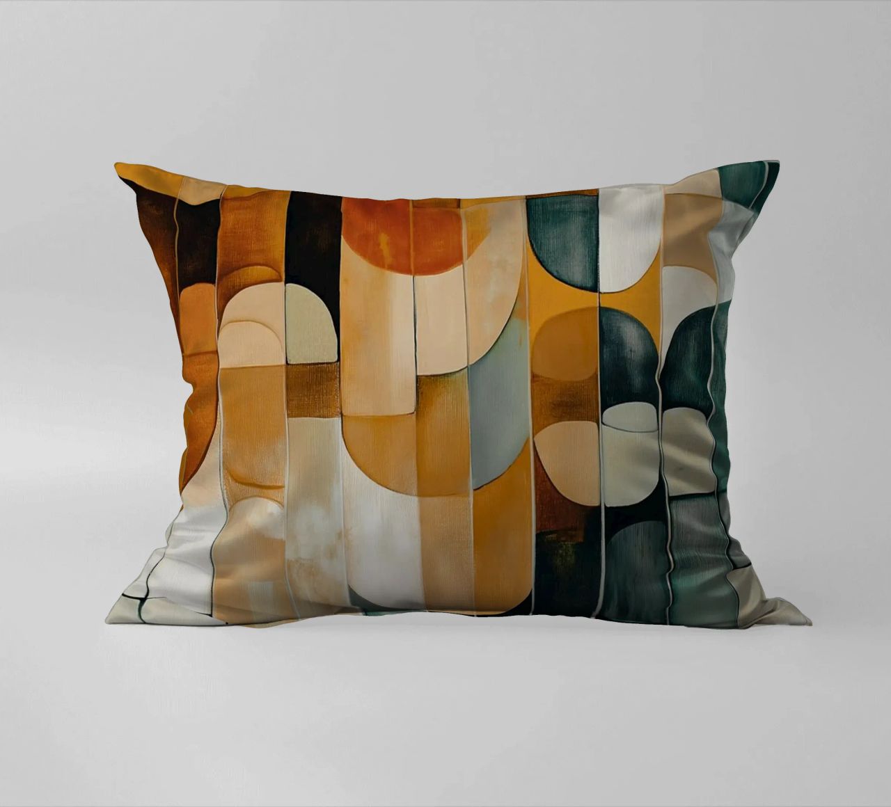 Abstract forms decorative cushion by Imagine