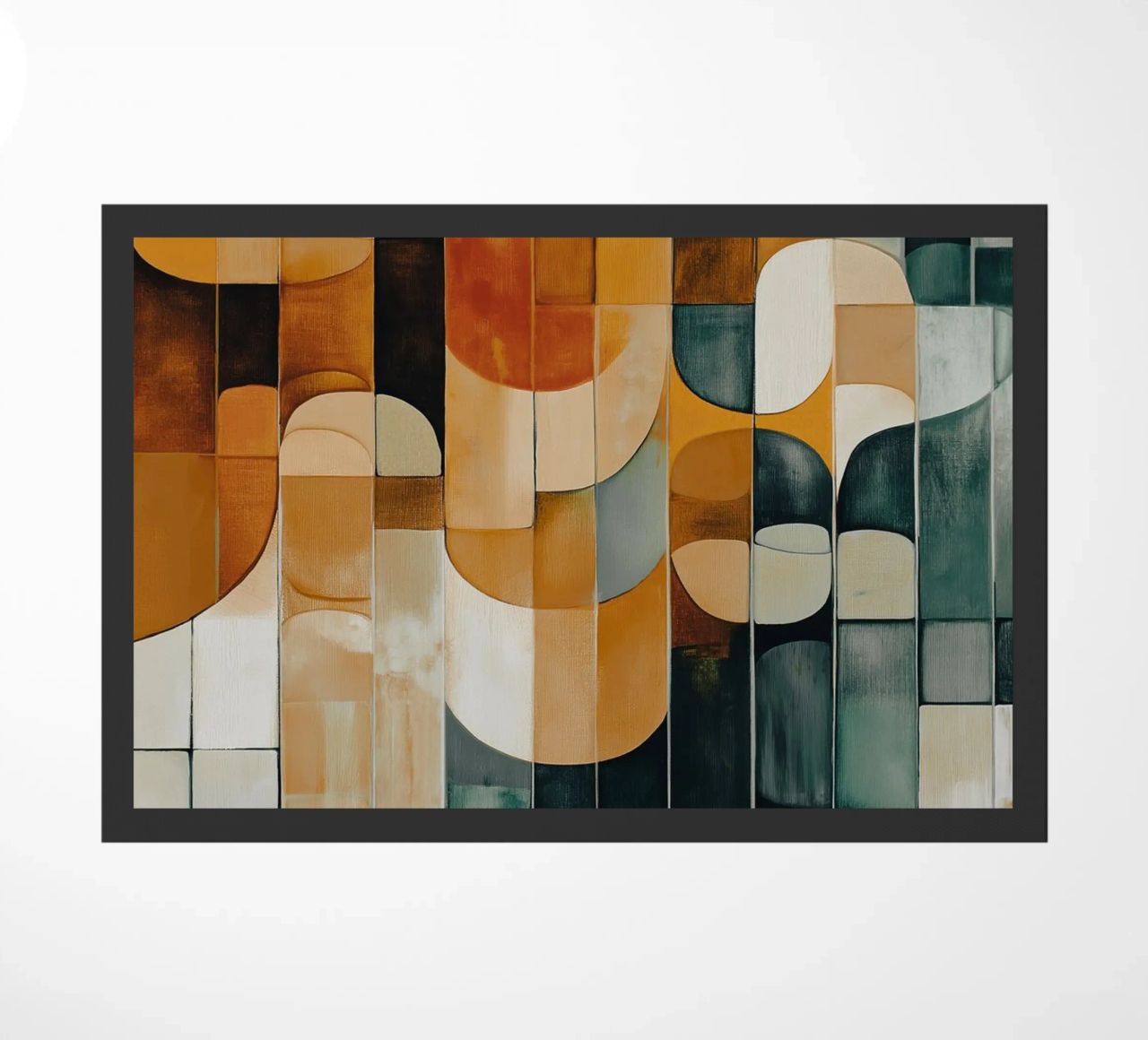 Abstract forms doormat by Imagine