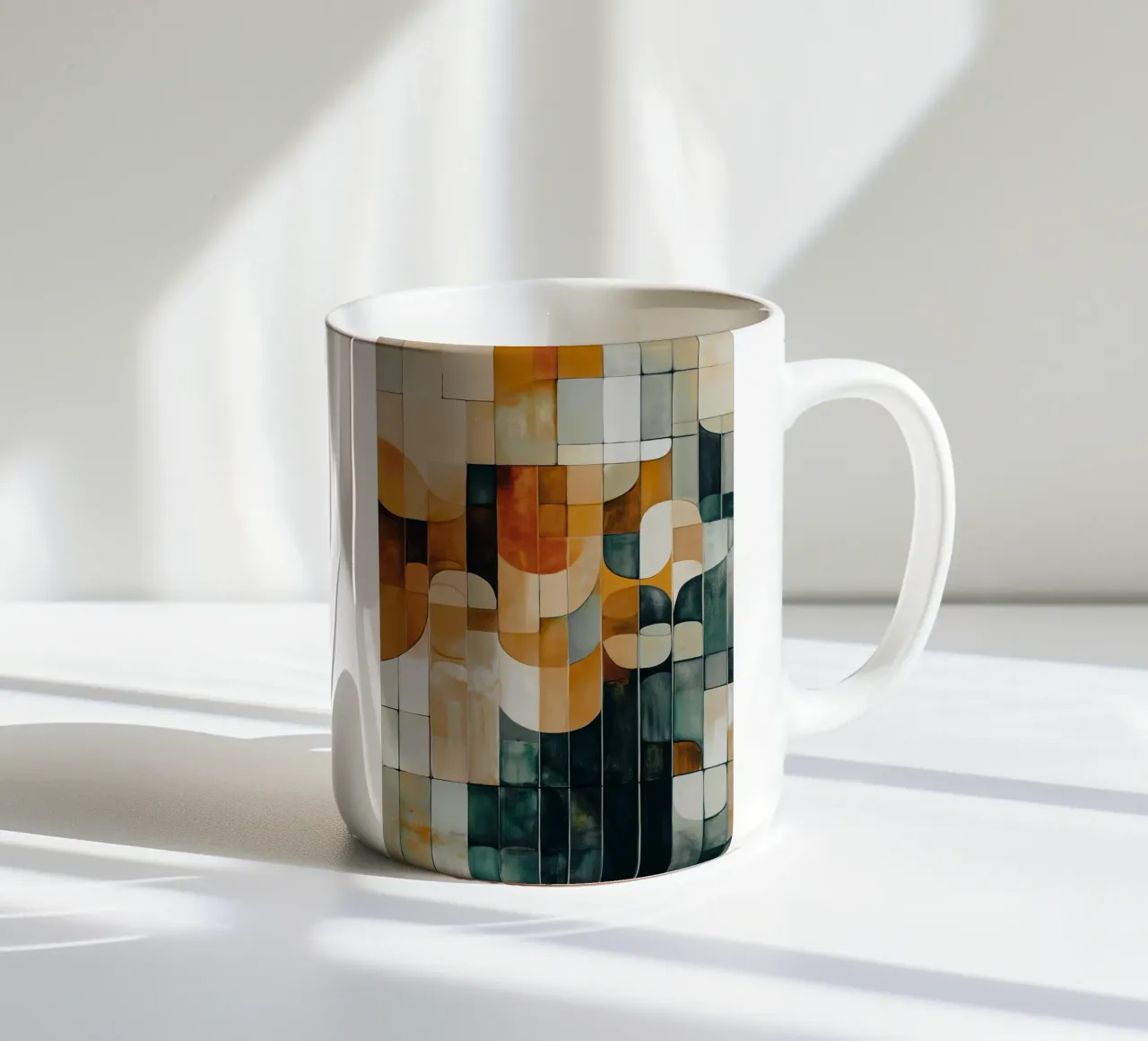 Forme astratte tazza in ceramica da Imagine