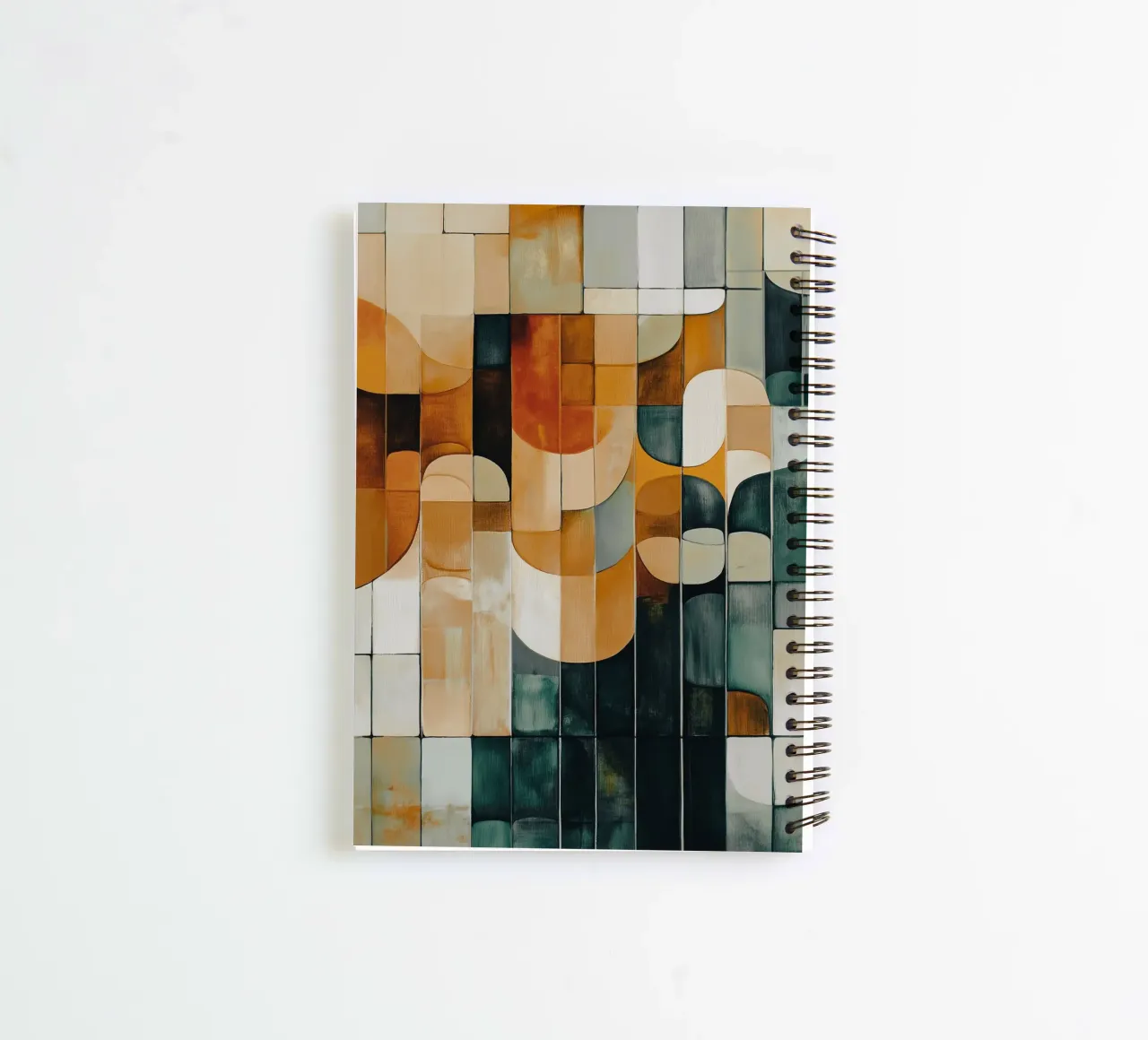 Formas abstractas cuaderno de espiral de Imagine