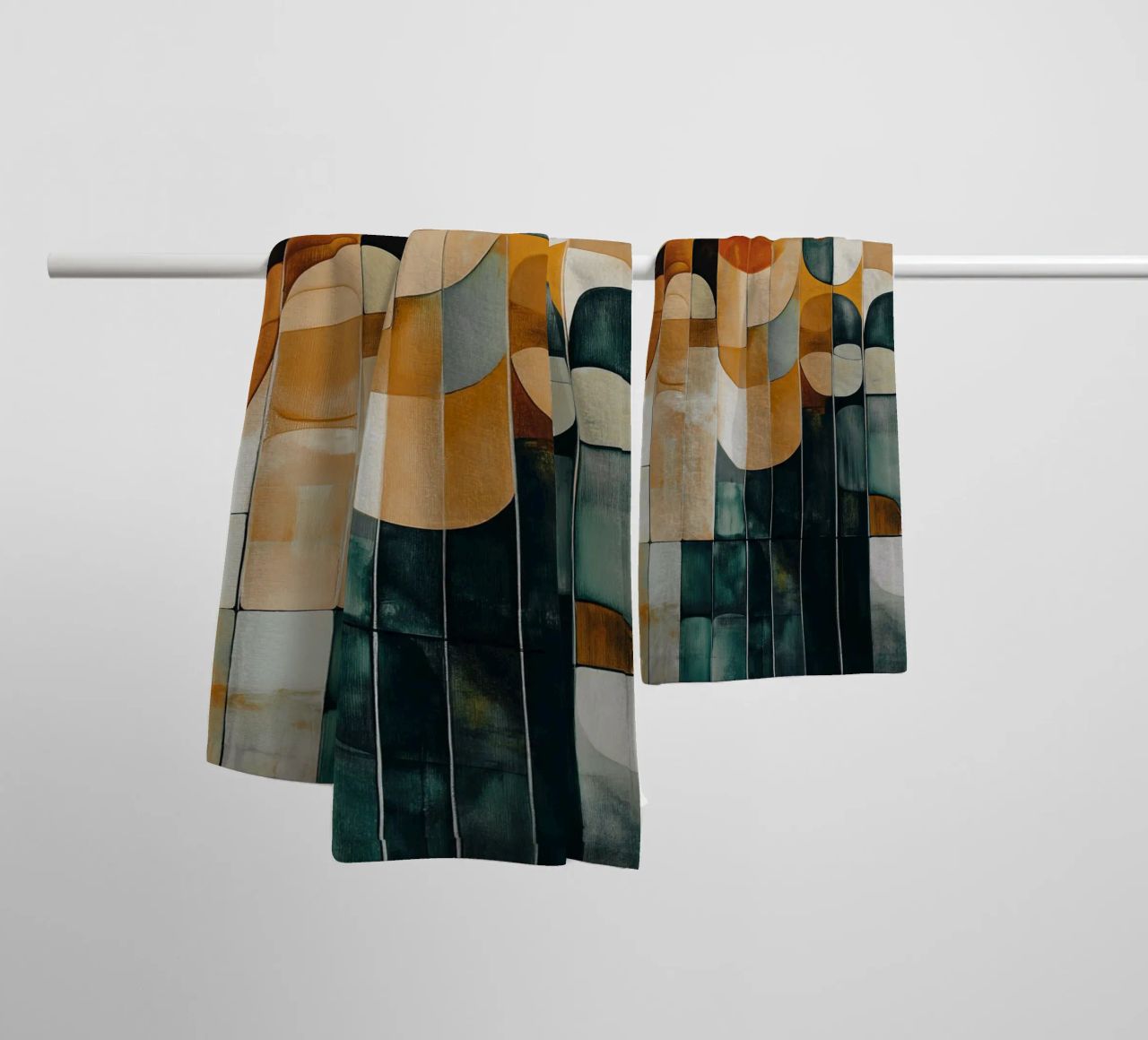 Abstract forms towel by Imagine