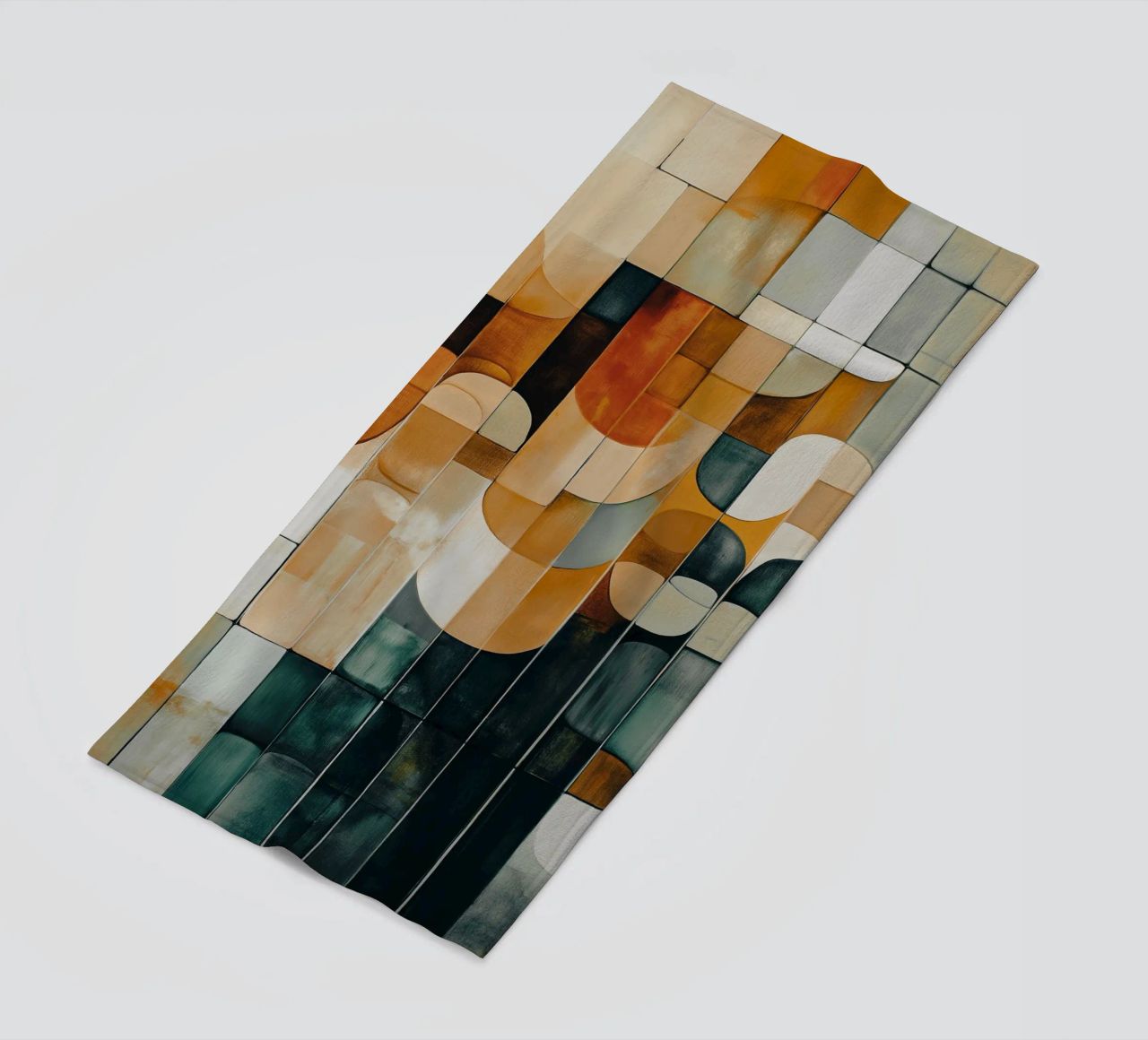 Abstract forms beach towel by Imagine