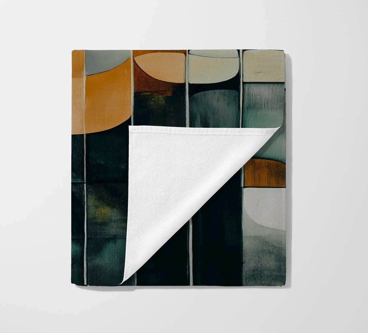 Abstract forms beach towel by Imagine