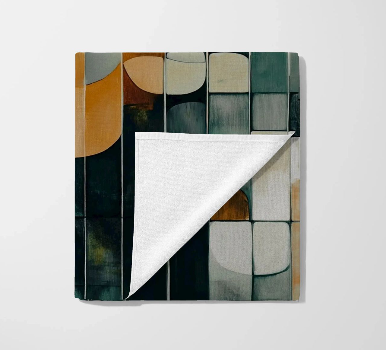 Abstract forms beach towel by Imagine