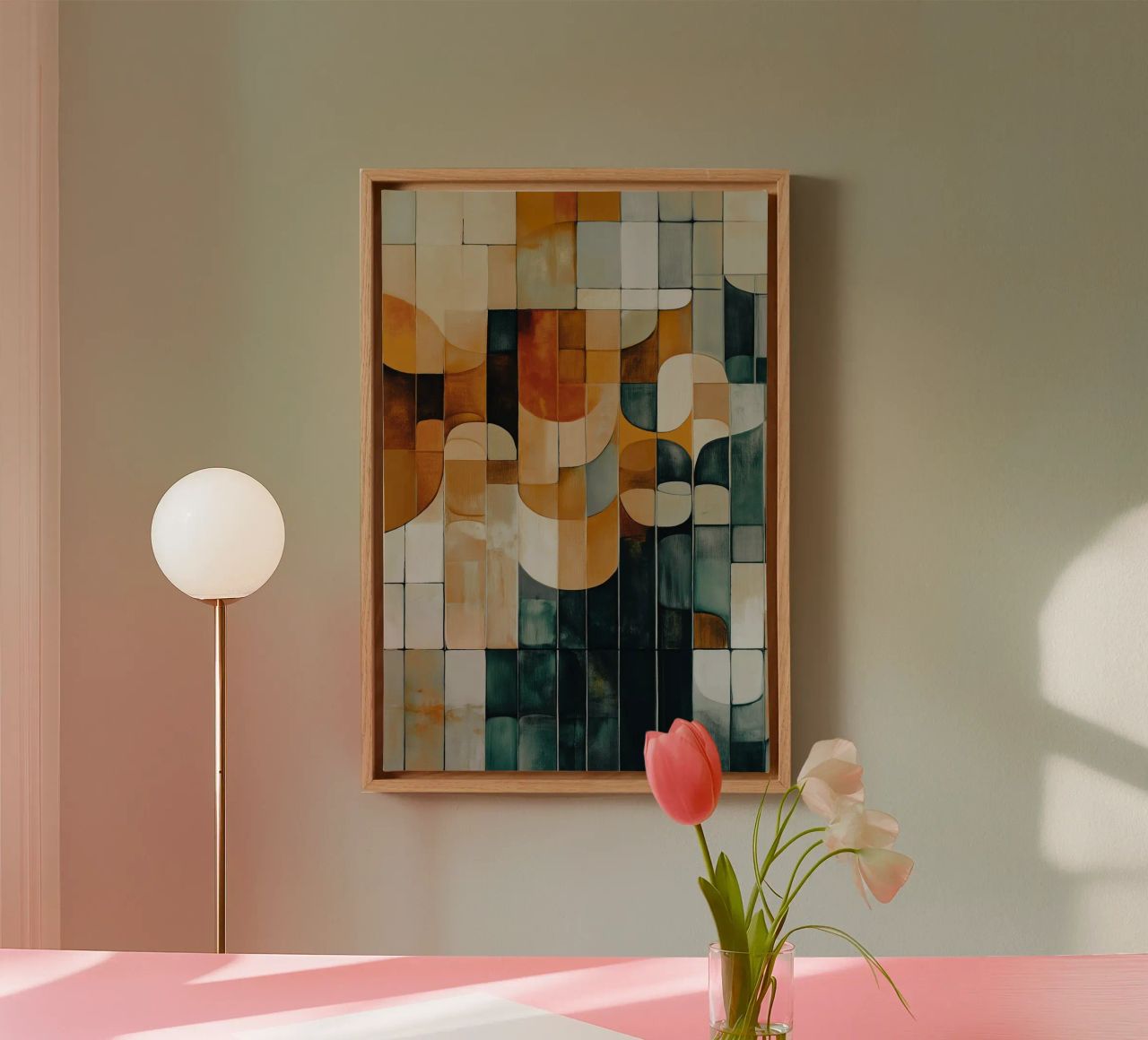 Abstract forms canvas by Imagine
