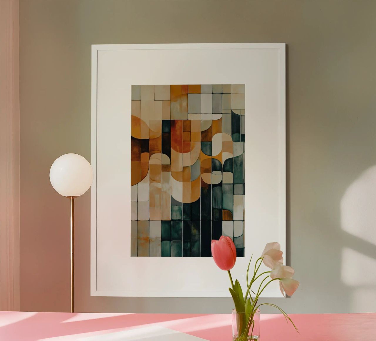 Abstract forms poster by Imagine