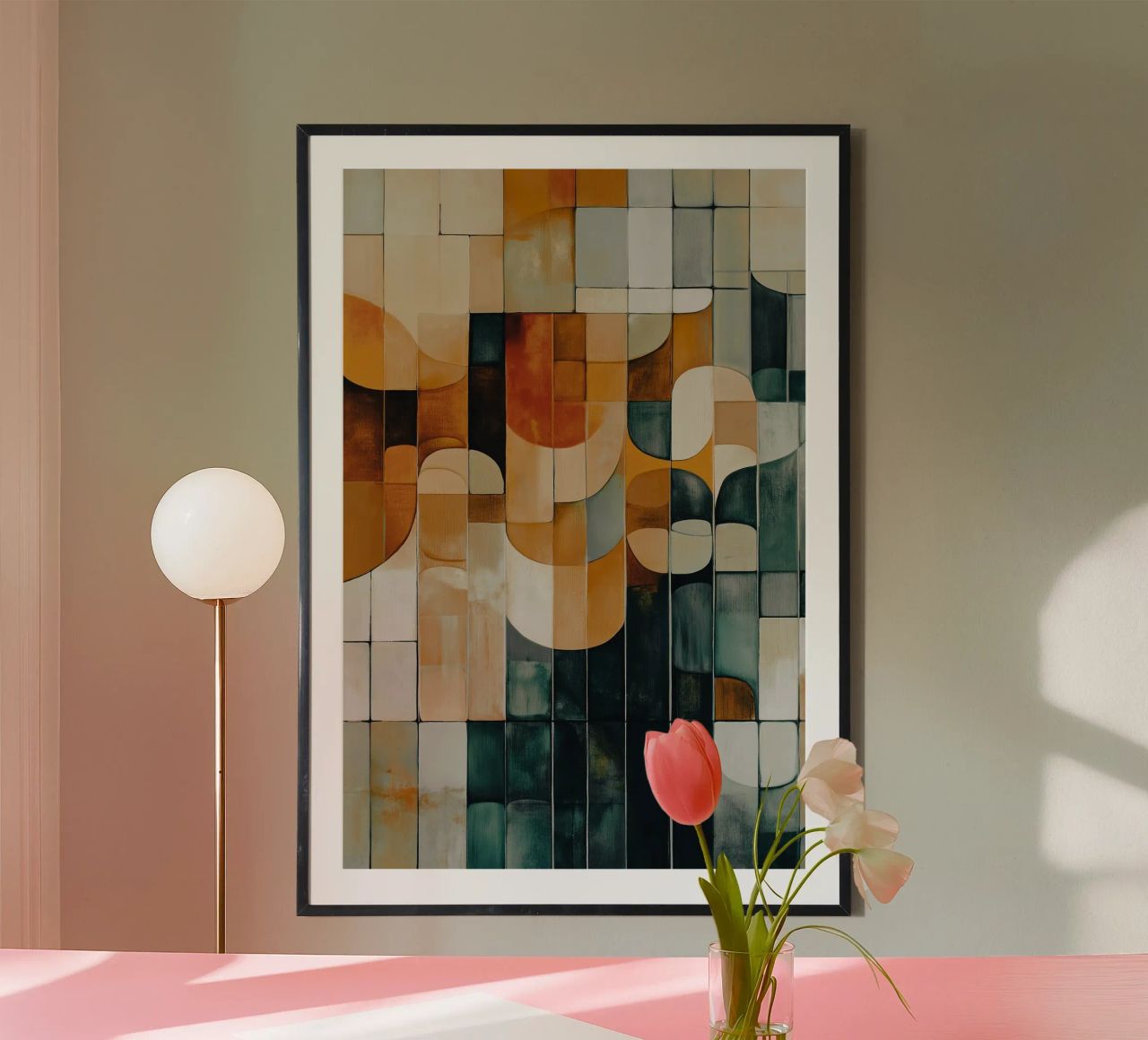 Abstract forms poster by Imagine