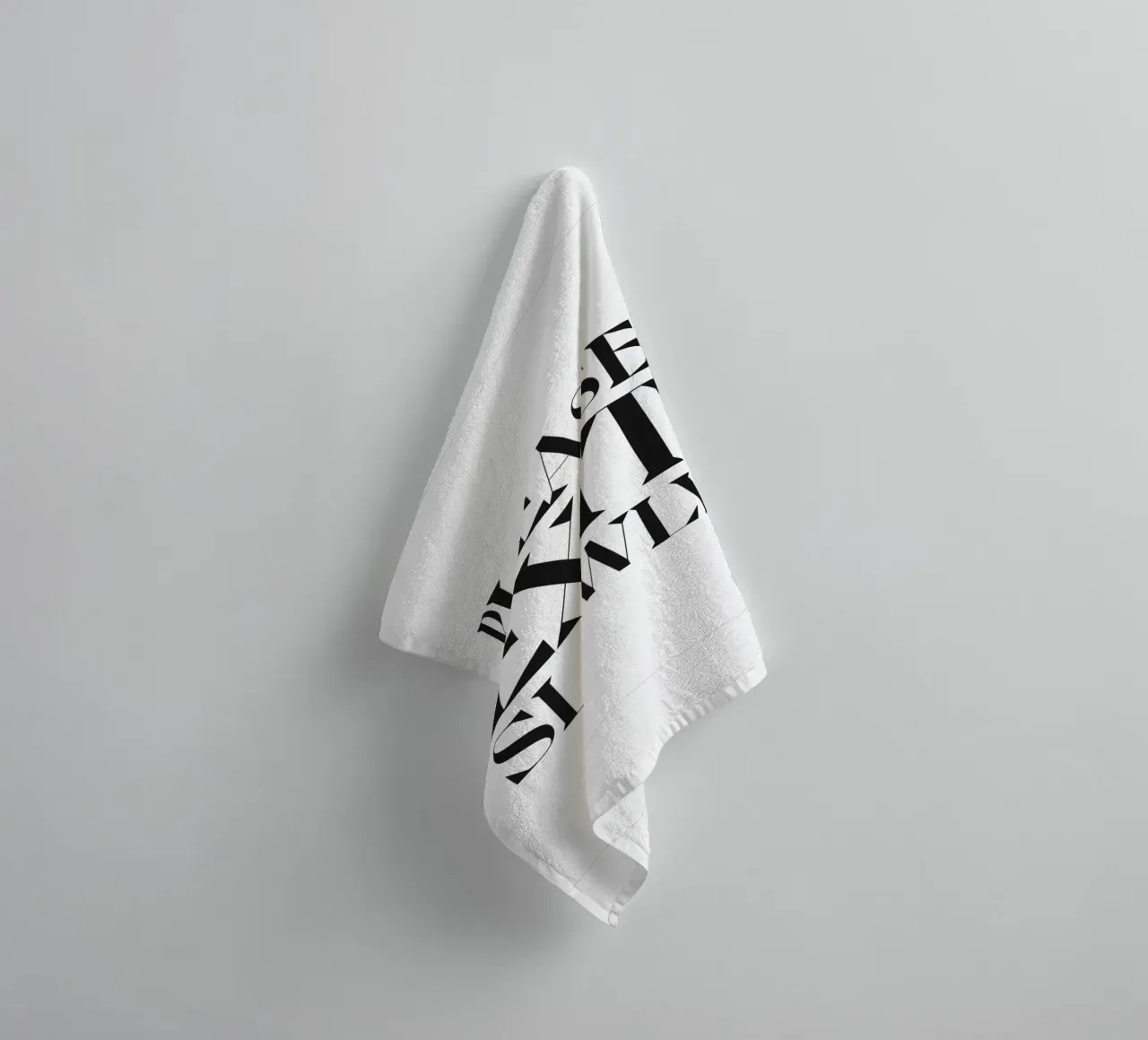 PLEASE EXIT SLOWLY towel by n.4