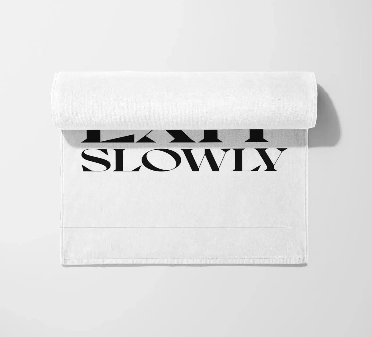 SI PREGA DI USCIRE LENTAMENTE telo mare da n.4