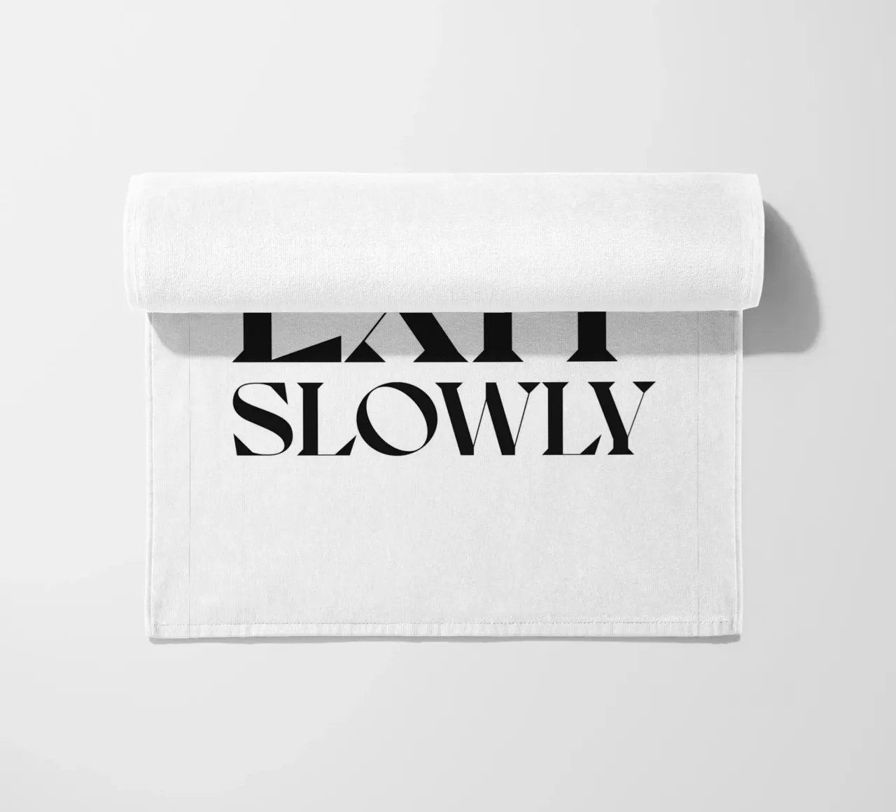 SI PREGA DI USCIRE LENTAMENTE telo mare da n.4