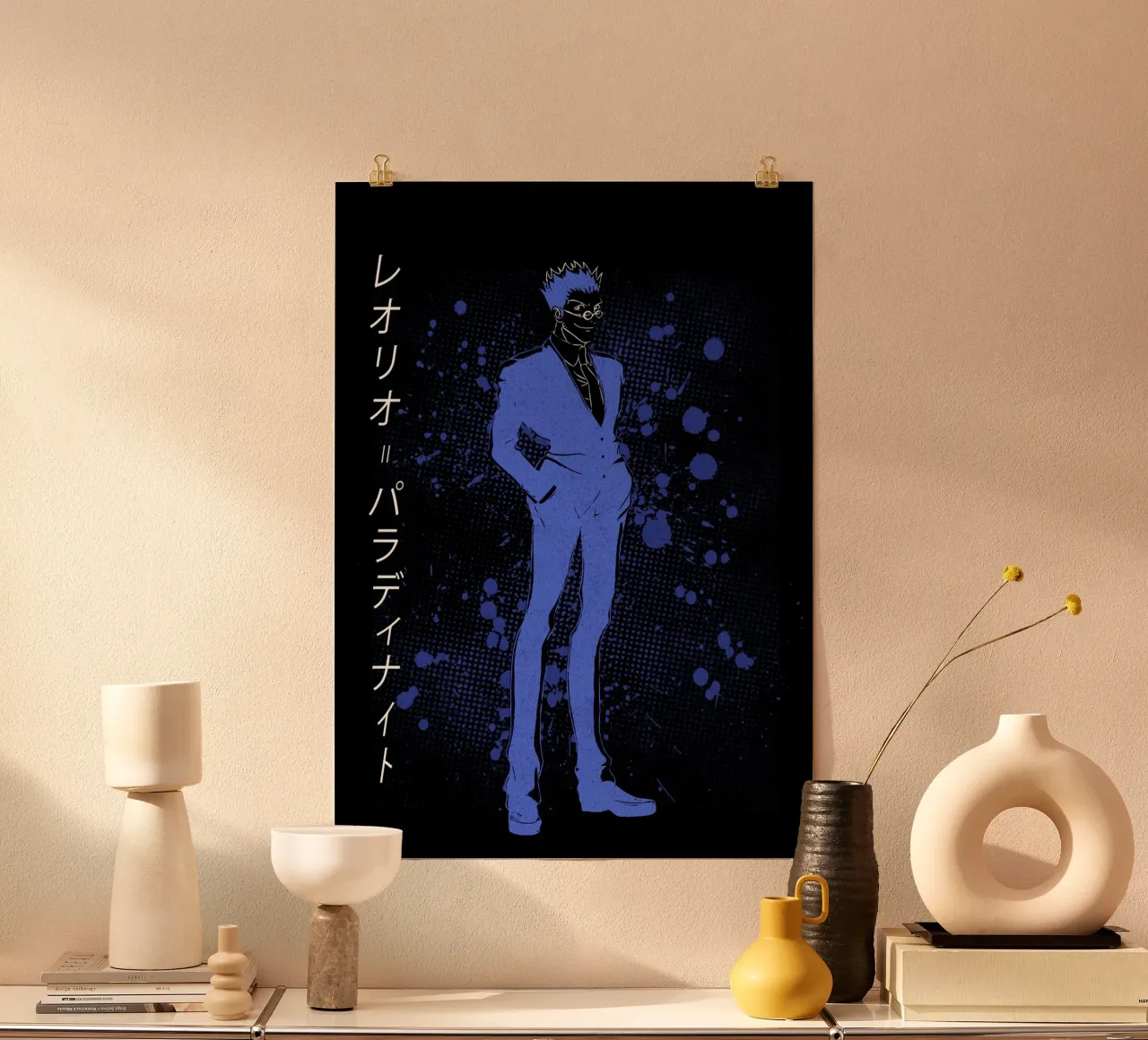 Leorio Paradinight poster da Neonartstudio