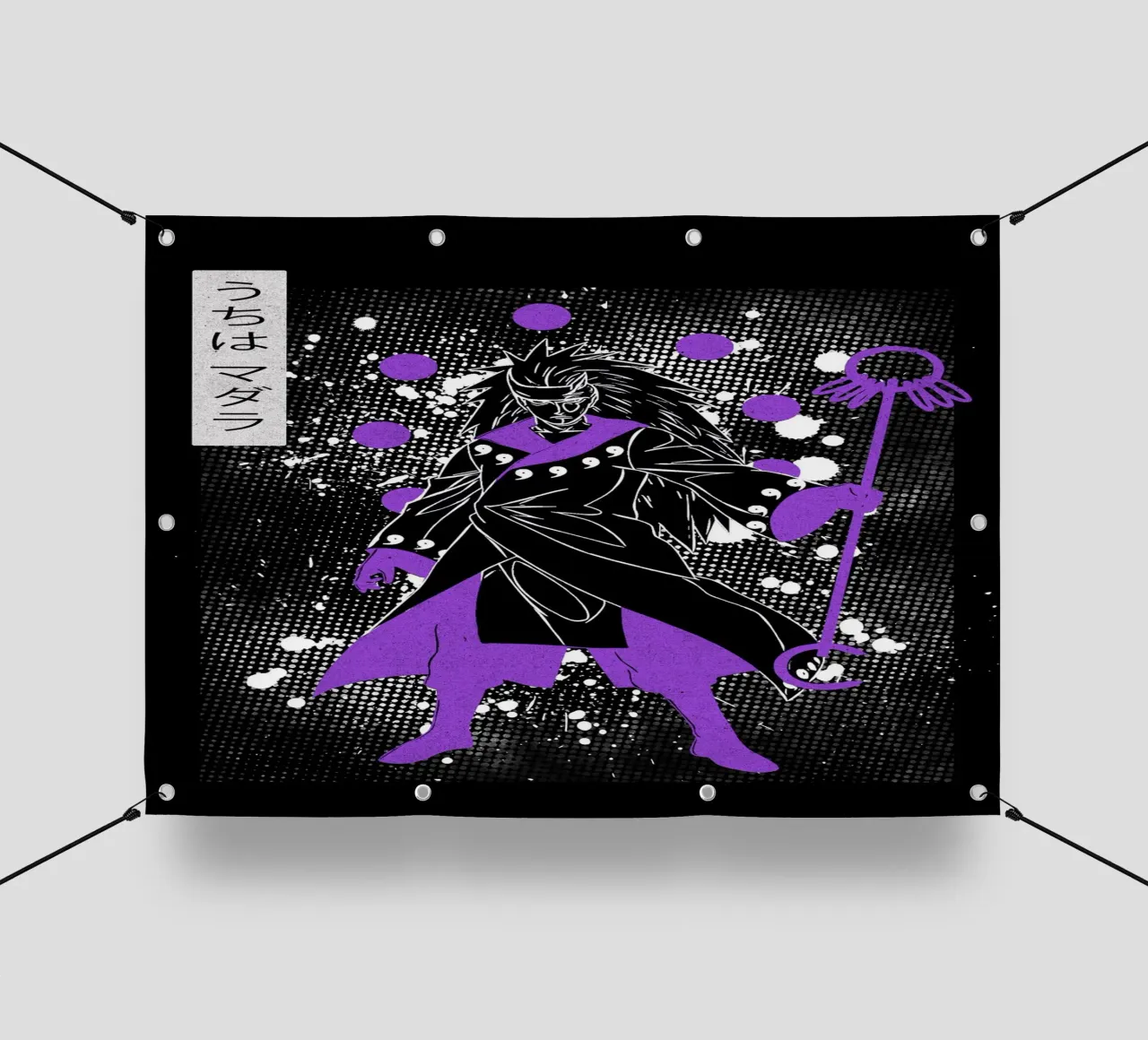 Madara Uchiha telo in pvc da Neonartstudio