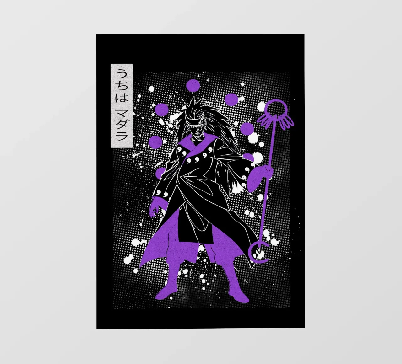 Madara Uchiha telo in pvc da Neonartstudio